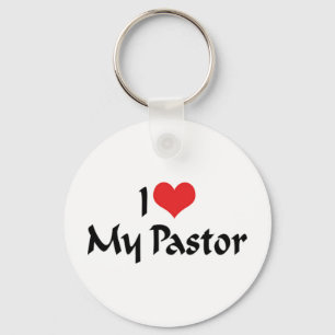 J'aime mon pasteur porte-clés