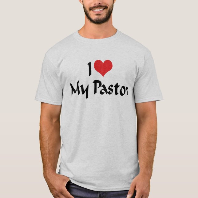 J'Aime Mon Pasteur T-shirt (Devant)