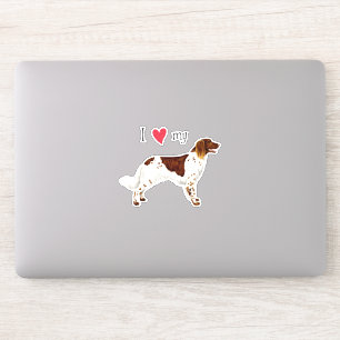 J'aime mon petit autocollant en vinyle Munsterland