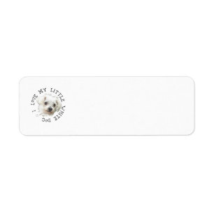 J'aime mon petit chien blanc - Maltais