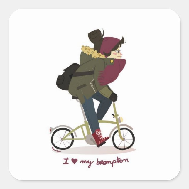 J'Aime Mon Sticker Brompton ! Aidez les enfants da (Devant)