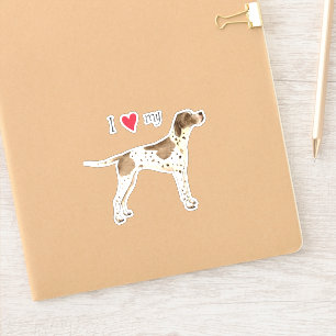 J'aime mon sticker en Vinyl Pointer