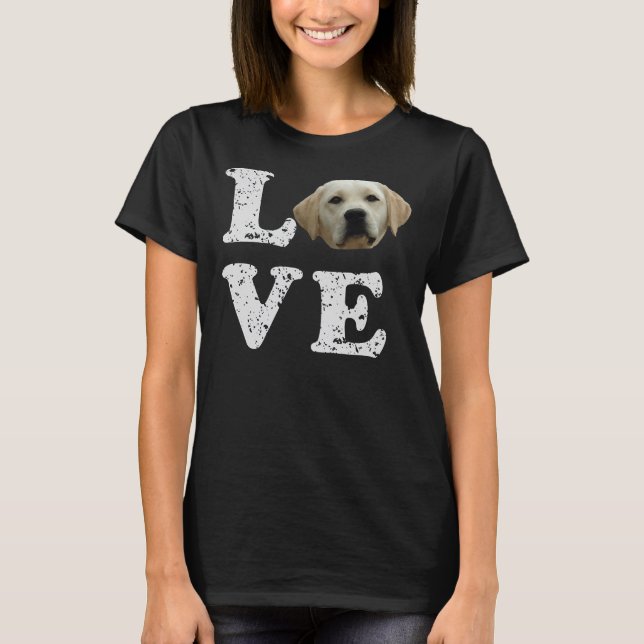 J'aime mon Sweat - shirt à capuche Labrador Retrie (Devant)