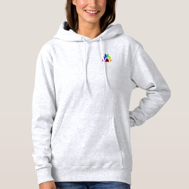 J'AIME Mon Sweat - shirt à capuche Polydactyle (Devant)