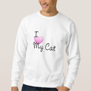 J'aime mon sweatshirt de chat
