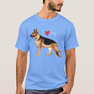 J'aime mon T-shirt berger allemand