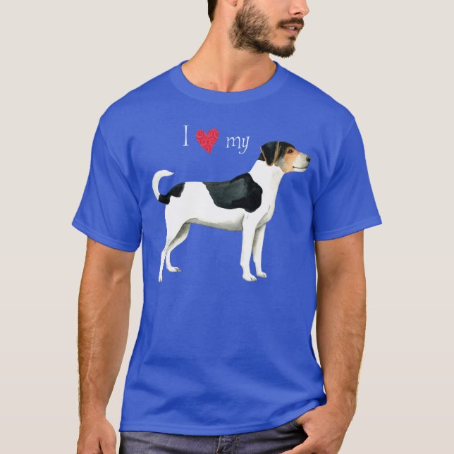 J'aime mon T-shirt danois-suédois Farmdog (Devant)