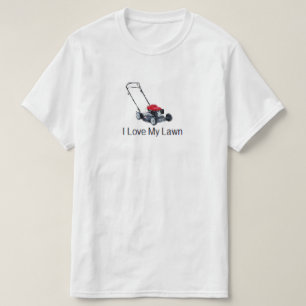 j'aime mon T-shirt de pelouse