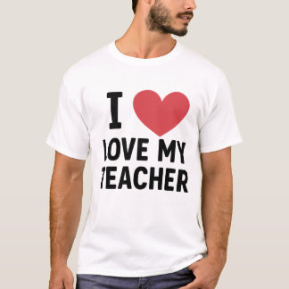 J'aime mon t-shirt enseignant