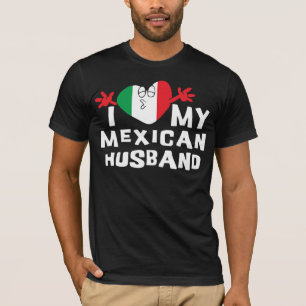J'aime mon T-shirt mexicain de mari