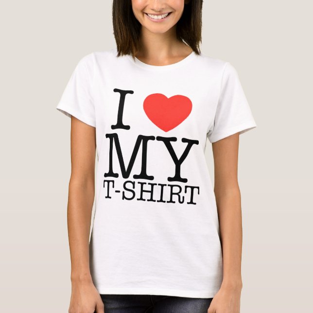 J'aime mon T-shirt - RetroMe - T-shirt (Devant)