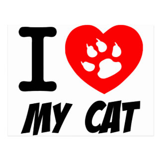 Coeur De Chat Cartes postales Coeur De Chat Cartes postales