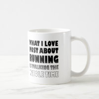 J'aime ne pas courir Tasse drôle ou Tasse de voyag