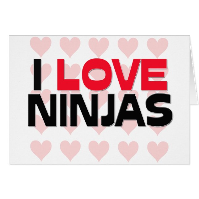 J'AIME NINJAS (Devant horizontal)