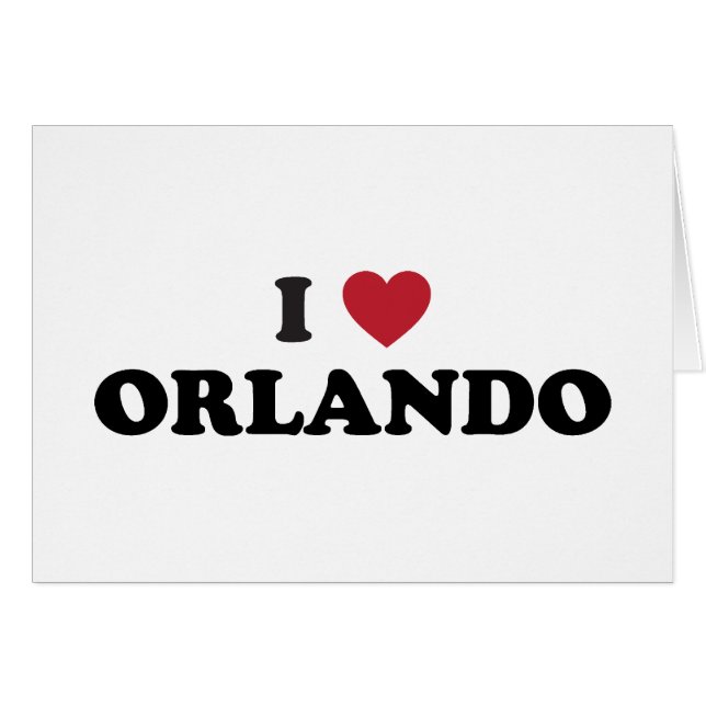 J'aime Orlando la Floride (Devant horizontal)