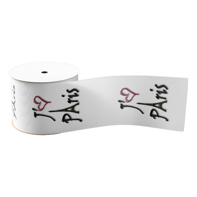 j'aime Paris Grosgrain Ribbon (Spool)