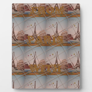 J'aime Paris ( I Love Paris ) Plaque