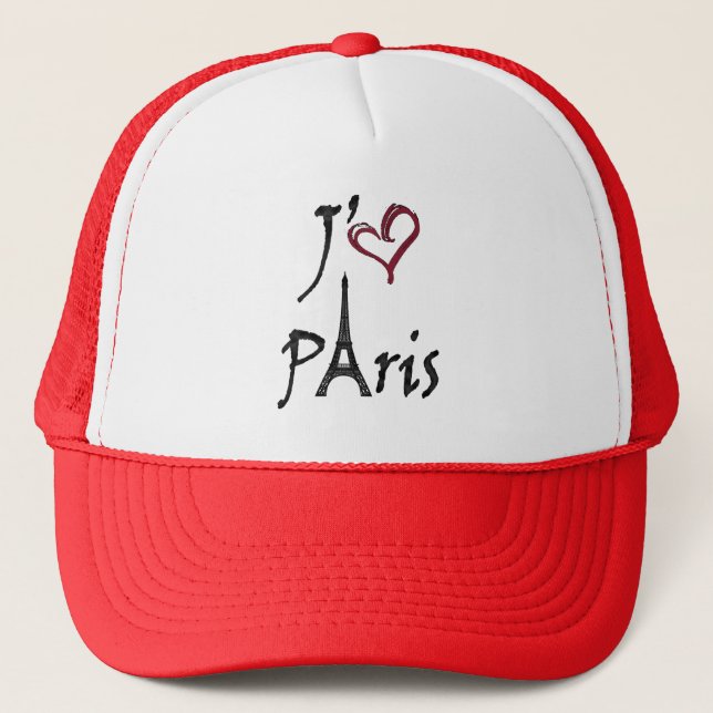 j'aime Paris Trucker Hat (Front)