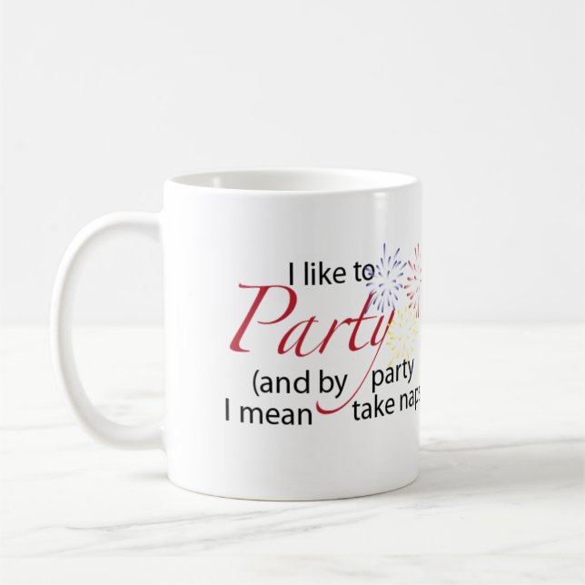 J'aime Party la tasse (Gauche)