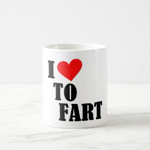 j'aime péter tasse blanche classique