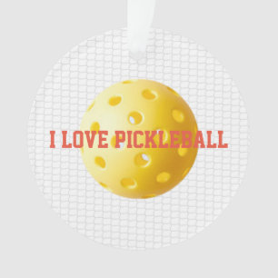 J'AIME PICKLEBALL Sports amusant Yellow Ball Net T