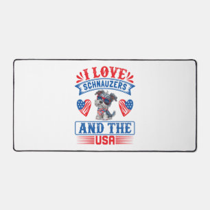 J'aime Schnauzers et les USA