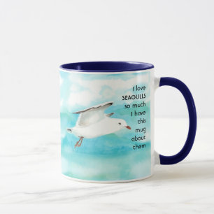J'aime tellement SEAGULL que je me plais Citer Mug