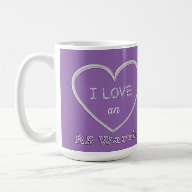 J'aime une tasse de guerrier de RA (Gauche)