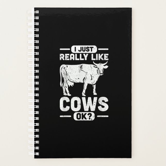 J'Aime Vraiment Vaches Ok - Vache Cadeau (Devant)