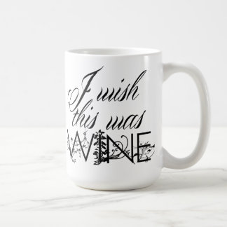 J'Aimerais Que Ce Soit De La Mug De Café Vin