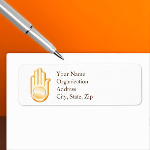 Jain symbole d'Address Labels