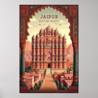Jaipur India - City of Palaces Vintage Travel