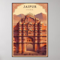 Jaipur India - City of Palaces Vintage Travel