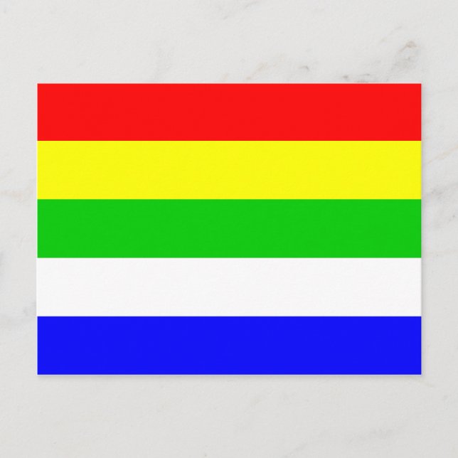 Jaipur, India flag Postcard (Front)