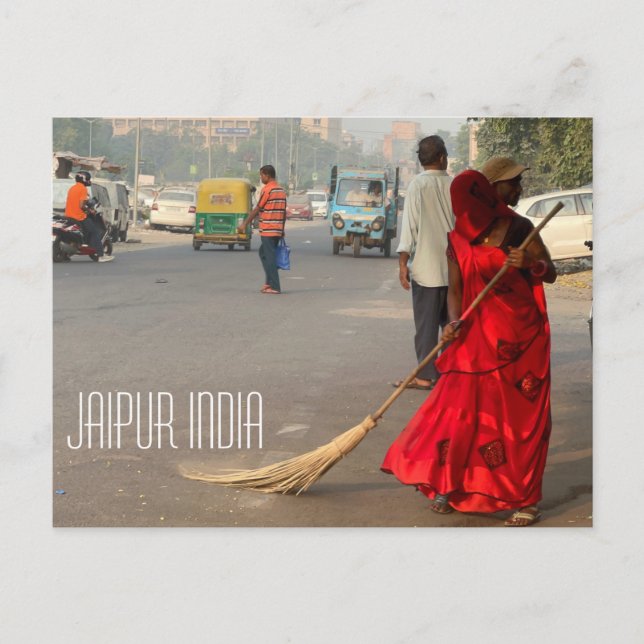Jaipur India postcard  (Front)