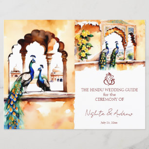 Jaipur peacocks Indian wedding rituals program