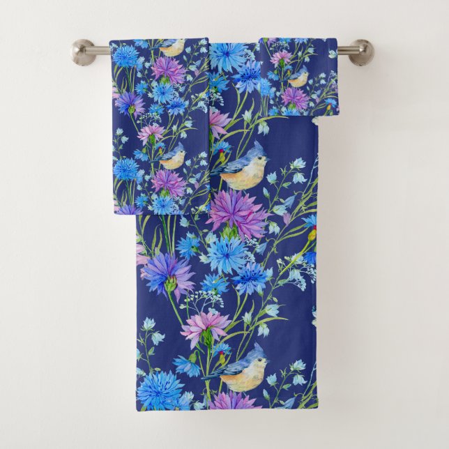 Jais Bleus Au Printemps (En situation)