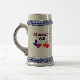 Jak Sie Mascz Ya'll Beer Stein