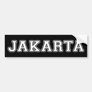Jakarta Indonesia Bumper Sticker