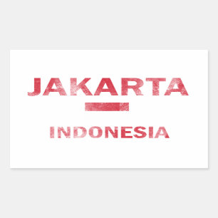 Jakarta Indonesia Designs Sticker