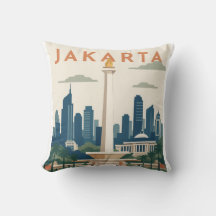 Jakarta Indonesia Travel Poster