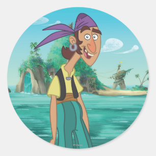 Jake and the Never Land Pirates   Bones Classic Round Sticker