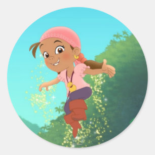 Jake and the Never Land Pirates   Izzy Classic Round Sticker