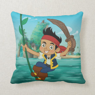 Jake and the Never Land Pirates Jake Running Throw Pillow