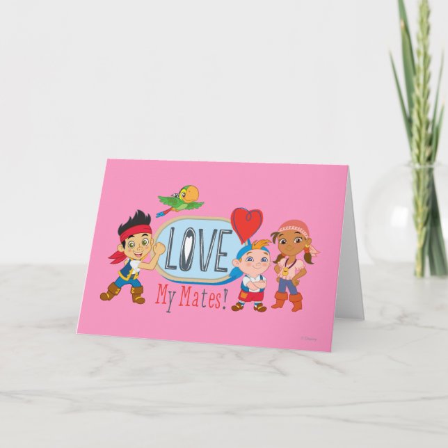 Jake and the Neverland Pirates | Love My Mates! Holiday Card (Front)