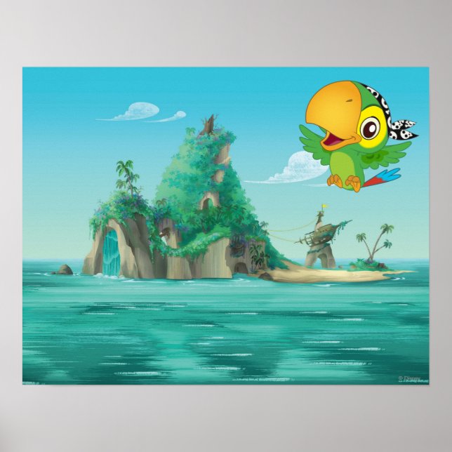 Jake and the Neverland Pirates | Skully Flying Poster (Front)