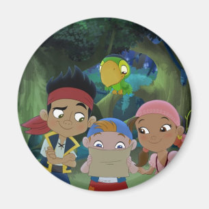 Jake and the Neverland Pirates   Treasure Map Magnet