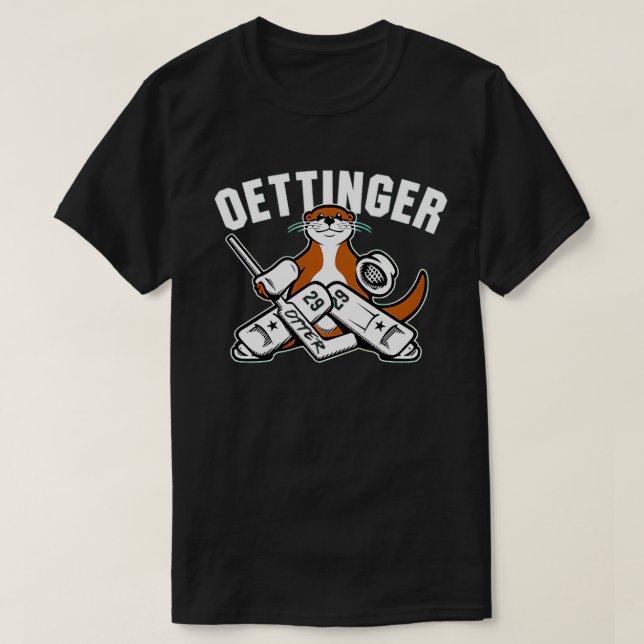 Jake Oettinger Otter TShirt 16 (Design Front)