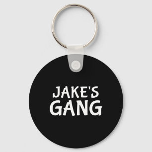 Jake's Gang First Name Jake Bachelor Party Wedding Keychain