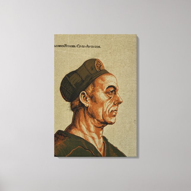 Jakob Fugger Canvas Print (Front)
